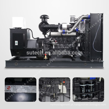 Prcie diesel silencioso do gerador 100kw psto pelo motor SC4H160D2 de shangchai